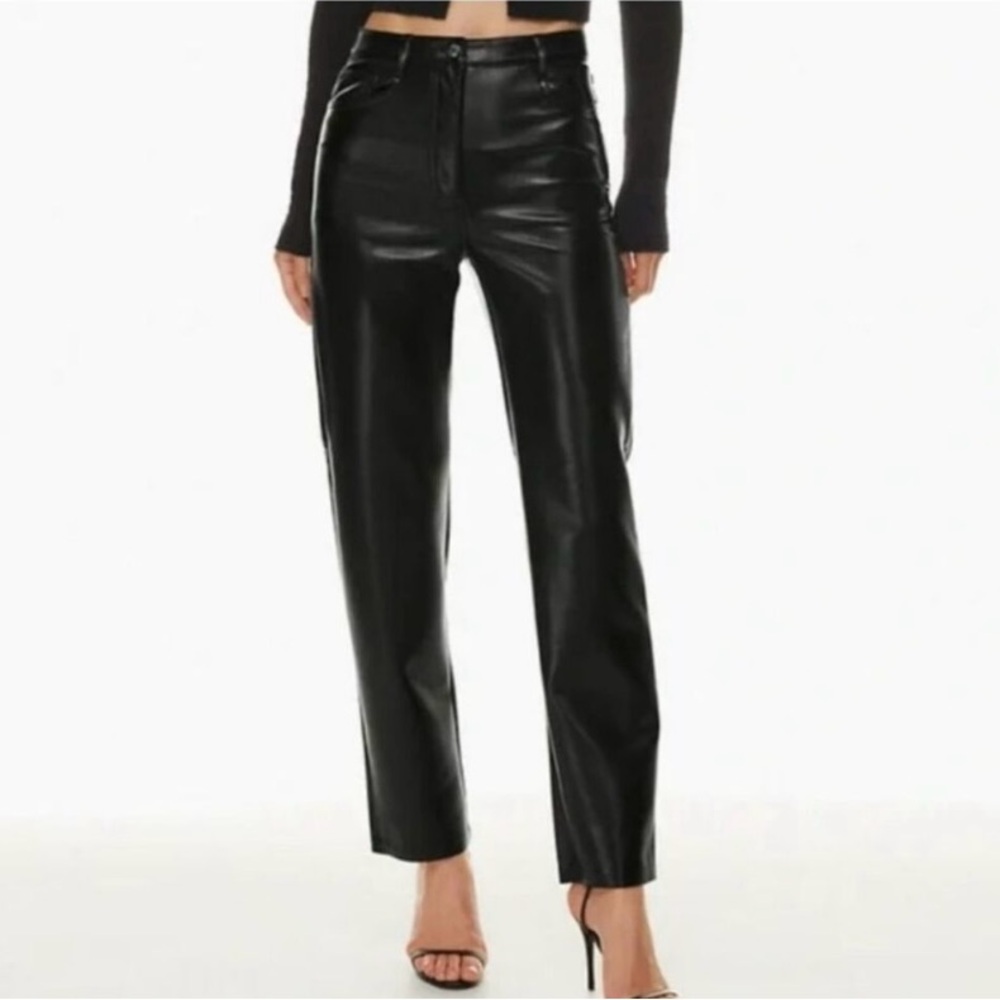 Wilfred Black Straight Leg Pants
